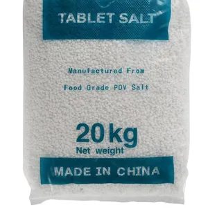 Çin'den çin'den yüksek kalite su yumuşatma tuzlu su yumuşatıcı tuz tableti pelet NaCl sodyum klorür