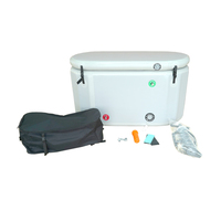Ambohr Nouvelle Baignoire Gonflable Ovale pour Bain de Glace Individuel, Utilisation Intérieure et Extérieure, pour Sports Nautiques, Relaxation et Massage