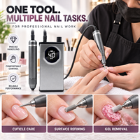 ODM OEM 45000 RPM Stylo perceuse à ongles professionnel portable pour manucure, vente en gros, personnalisable