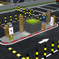 Sistema di parcheggio SEWO addebiti intelligenti per il pagamento del Software di gestione del controllo dell'accesso per la guida del distributore automatico semplice parcheggio