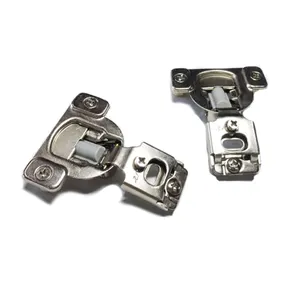 1/2 Inch Overlay Nickel Plated eisen 3 Way Adjust fähigkeit Easy Installation Quite Slow Self Closing Kitchen Cabinet Hinges