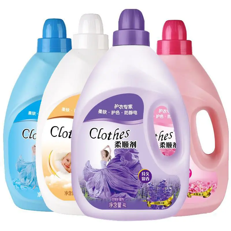 Wholesale Popular 2L 5L Household Cleaning Lasting Fragrance Clothes Washing Detergent Quality Laundry Liquid Fabric Softener
