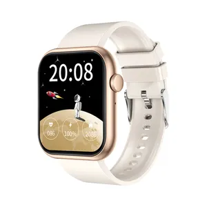 Qx7 Pro Smart Watch Voor Dames Heren, 2.0Inch Groot Scherm Fitnessarmband 300Mah Batterij Bt Call Sos Sports Smartwatch