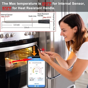 Thermomètre à viande sans fil avec Bluetooth 5.2 Four Cuisine, barbecue Camping Cuisson Thermomètres numériques ménagers Quotidien - Product Image 6