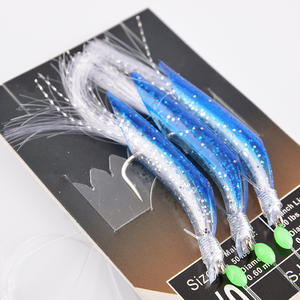 Zeevissen Zoutwater String Hook Sabiki Hook Rigs Blauwe Tube Tonijn Lokmiddel Trollen Vissen Haring Aas Jig Pesca Sabiki Lokmiddel - Product Image 1