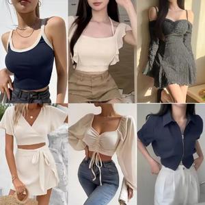 <span class=keywords><strong>Ropa</strong></span> Nueva para Mujer, Estilo Mixto, Vestidos, Blusas, Pantalones, Camisas, Faldas, <span class=keywords><strong>Ropa</strong></span> de Mujer en Talla Pequeña - Product Image 4