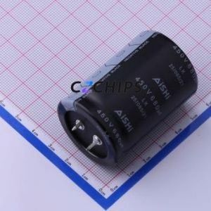 Condensador Electrolítico de Aluminio ELK2WM681R50KT de Montaje a Presión (THT), D35xL50mm 680uF 20% 450V 10mm - Product Image 1