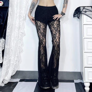 T-shirt court à col montant sexy punk Y2K avec chaîne lune, chic, débardeur court, style gothique, sans manches, haut court - Product Image 6