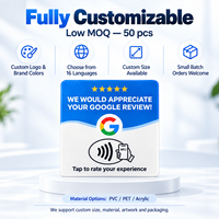 Carte NFC personnalisée en gros Ntag213, carte d'avis Google, autocollant Ntag213, plaque NFC Google Avis, plaque de support pour entreprises