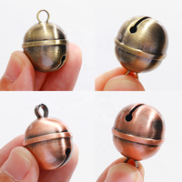Cloche en cuivre plaqué Weisita, art populaire, à suspendre, créative, pour collier d'animal de compagnie, petit pendentif, son clair, cloche en cuivre métallique, art