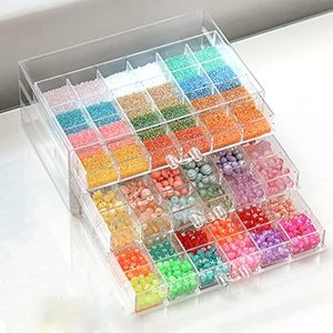 Stackable Acrylic Storage <b>Box</b> Nail Tips <b>Display</b> <b>Box</b> Diamond Nail Case Nail Storage <b>Box</b> - Product Image 2