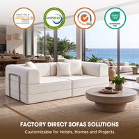 Chinesische Fabrik: Knitterfreies Modulares Sofa mit Vakuumkomprimierter Verpackung für Kleine Wohnzimmer