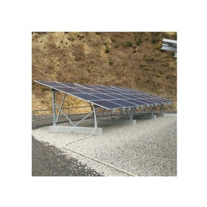 <span class=keywords><strong>Kit</strong></span> de montage au sol solaire en acier galvanisé, support PV personnalisable, accessoires complets, installation au sol pour usage domestique - Product Image 5