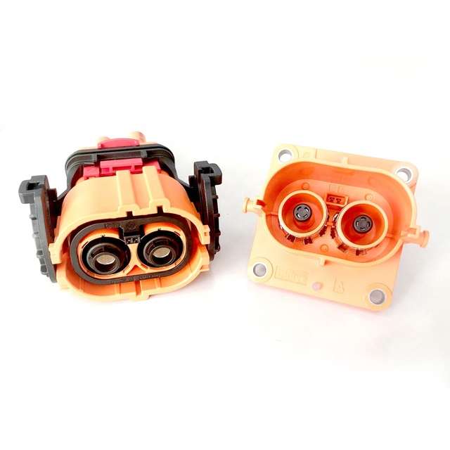 EV Connector 2 Poles HVIL High Voltage Connector
