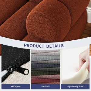 OEMODM MOQ100 Canapé modulaire en mousse de luxe durable sans os, canapé de salon, emballage sous vide, éponge compressée, canapés sectionnels modulaires - Product Image 2