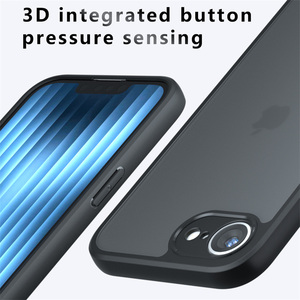 Custodia Antiurto Ultra Sottile per Apple <span class=keywords><strong>iPhone</strong></span> 17e / 16e / <span class=keywords><strong>SE</strong></span> con Cornice Morbida in TPU e Retro Trasparente Opaco in PC - Product Image 5