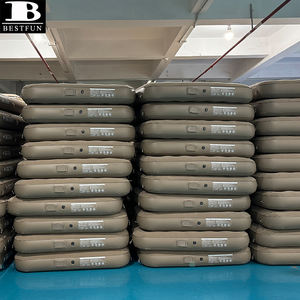 Ensemble de matelas gonflable double pour lit gonflable Queen Size 1 + 1 avec pompe et oreiller rechargeables sans fil à gonfler et à dégonfler intégrés - Product Image 2