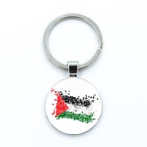 Metal Palestine Israel <b>Map</b> Flag Integrated Keychain High Quality Stainless Steel Palestine Pendant Decoration Keyring - Product Image 5