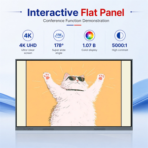 OEM ODM LED 4K Digitales KI-Interaktives Whiteboard Videokonferenz 65/75/86 Zoll Infrarot-Touchscreen <span class=keywords><strong>Smart</strong></span> Board für Schulen - Product Image 2