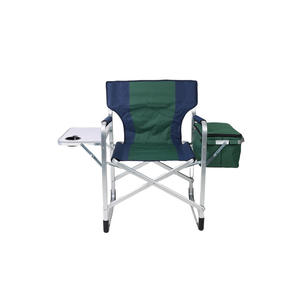 Chaise pliante portable d'extérieur très vendue pour le camping et la pêche avec glacière intégrée - Product Image 1