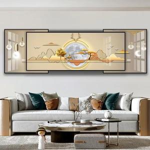 Peinture décorative moderne pour salon, peinture murale de fond de canapé, peinture murale suspendue, peinture en cristal de porcelaine, diamant, décoration de la <span class=keywords><strong>maison</strong></span> - Product Image 6