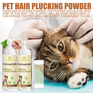 Private Logo Pet Cat Dog Ear Dry Cleaning Powder Dog Ear Cleaner For Removal