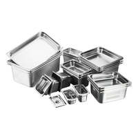 Panci GN Stainless Steel Ekonomis untuk Penyimpanan Makanan Komersial untuk Hotel Restoran Harga Diskon untuk Peralatan Layanan