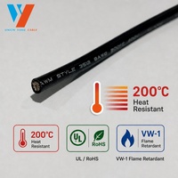 Fil de silicone flexible Union Yang UL3135 AWM 600V 10AWG 12AWG, fil de cuivre étamé extra souple haute température pour l'électronique