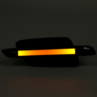 Nouveau pour Pontiac G8 08-09, barre lumineuse LED noire fumée ambre, ensemble de marqueurs latéraux de garde-boue
