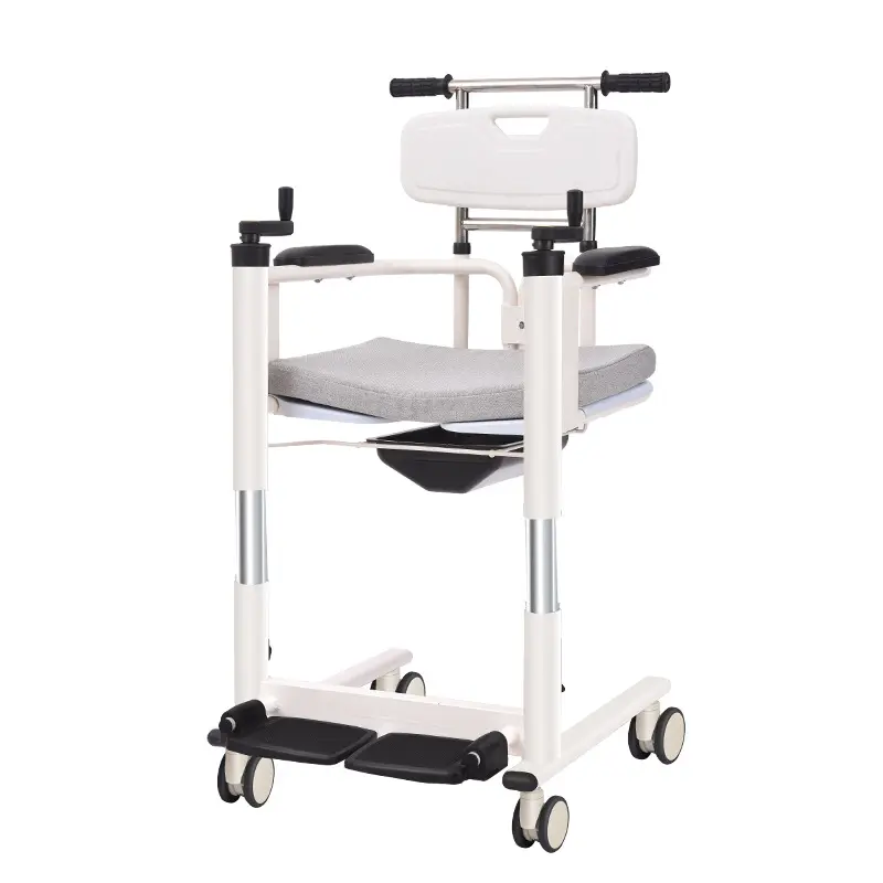 Chaise de transfert d'ascenseur de patient d'ascenseur de main de haute qualité chaise d'aisance mobile d'allaitement