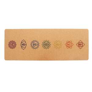 Premium quality Eco friendly Anti-slip print logo size long Yoga mat Chakra - Product Image 4