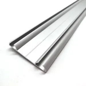 Perfil de aluminio personalizado de doble pista/carril para armario de cocina, mercado indio