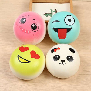 Vente en gros de jouets anti-stress Kawaii en forme d'animaux, Panda Steam Buns, en matériau PU, jouet éducatif pour filles et garçons de 5 à 7 ans - Product Image 2
