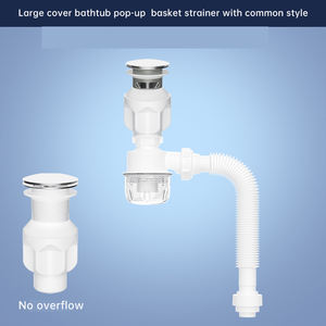 Offre Spéciale Bouchon d'égouttage pour évier de salle de bain <span class=keywords><strong>Pop</strong></span> up dur <span class=keywords><strong>Pp</strong></span> matière plastique solide stable Interface <span class=keywords><strong>Pp</strong></span> avec grain en spirale - Product Image 2