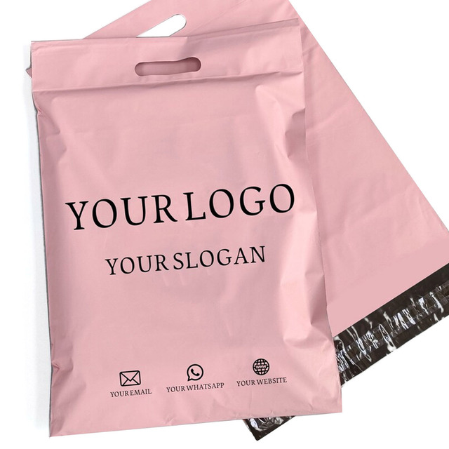 Custom Printed Biodegradable for Poly Mailer Bags Tear Proof Eco-Friendly Packaging for Shipping Apparel Clothing Clothes Logo