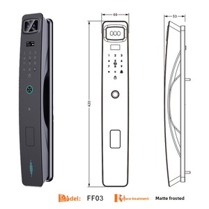 Outil de contrôle d'accès biométrique avec caméra Wi-Fi et reconnaissance - Product Image 2
