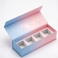 Boîte d'emballage pliable avec fermeture magnétique pour coffrets cadeaux, emballage de vente au détail et présentation haut de gamme