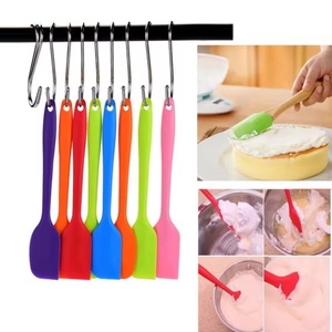Wholesale Non-stick 8 Inch Pastry Scraper Spatula <b>Baking</b> Tools Heat Resistant Kitchen <b>Silicone</b> Spatula - Product Image 6