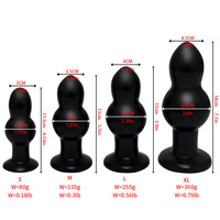 Nouvel Arrivage : Plug Anal en Forme de Gourde avec Ventouse, Jouet Posterior SM pour Femme, Modèle de Jouet Sexuel
