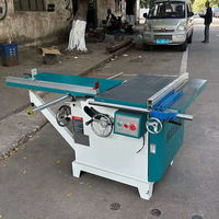 Scie à panneaux circulaire MJ113Tb avec table coulissante et rails de glissement doubles