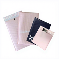 Enveloppes à bulles personnalisées, lot de 50 pièces, fermeture automatique, coussin à bulles, noir mat, enveloppes d'emballage, livraison