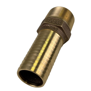 Adaptador de bronce de 1-1/4 pulgadas con conexión de manguera de púas - Product Image 2