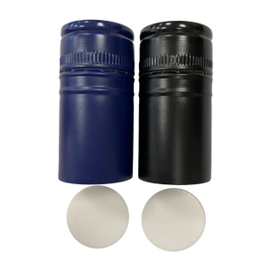 Topack Advanced Grauer 30*60mm Aluminium-Schraubverschluss für Weinflaschen mit Individuellem Logo und PE-Einlage - Product Image 6