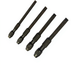 Juego de 4 Portapuntas Negros de Precisión, Porta Brocas Manuales de Acero Endurecido, Juego de Herramientas para Joyería, Reparación de Relojes y Manualidades |   GS1169 - Product Image 1