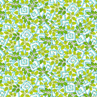 Tissu imprimé numérique en coton biologique, motifs floraux jaunes et verts, coloré, personnalisable