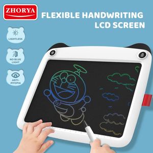 Tablette d'écriture intelligente LCD Zhorya Cartoon 9 pouces pour enfants, tableau de dessin éducatif pour l'apprentissage et le dessin en couleur - Product Image 2