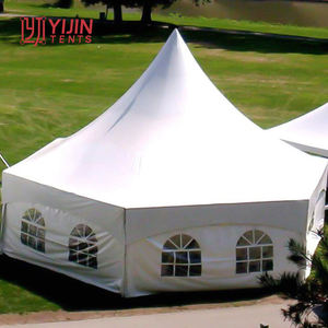 Carpas Hexagonales Tipo Pagoda de Aluminio de 5x5m para Exteriores, Económicas, en Venta, Carpa Hexagonal para Eventos y Exhibiciones - Product Image 4