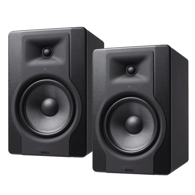 BX8 D3 Professional 2-Way 8 Inch Active Studio Monitor Speakers for Music Production Mixing With Onboard Acoustic Space Control