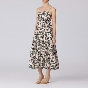 ชุดเดรสลายดอกไม้ออกแบบเองสำหรับผู้หญิง สาวๆ สไตล์ลำลอง - Product Image 6