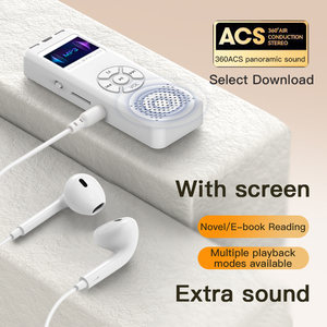 Lecteur de musique <span class=keywords><strong>MP3</strong></span> numérique avec fente pour carte mémoire TF de 64 Go, mini lecteur <span class=keywords><strong>MP3</strong></span> portable avec écran - Product Image 2
